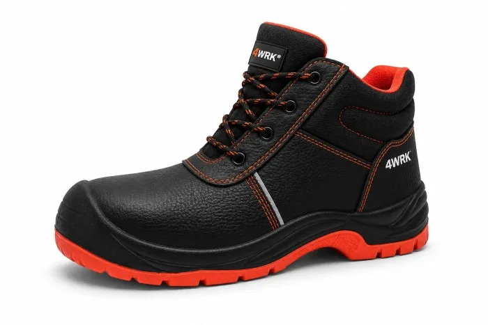 Bocanci de protectie S3 SKAT portocaliu-negru